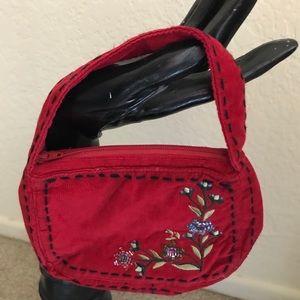 Sweet Little GIRLS Beaded Corduroy HANDBAG…